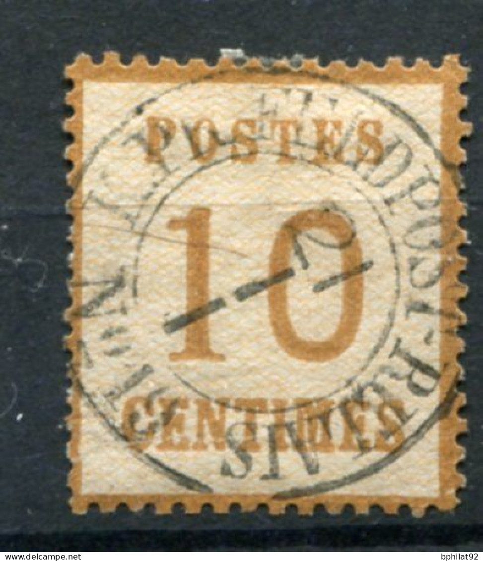 !!! ALSACE LORRAINE, N°5 CACHET FELDPOST RELAIS 19 - Used Stamps