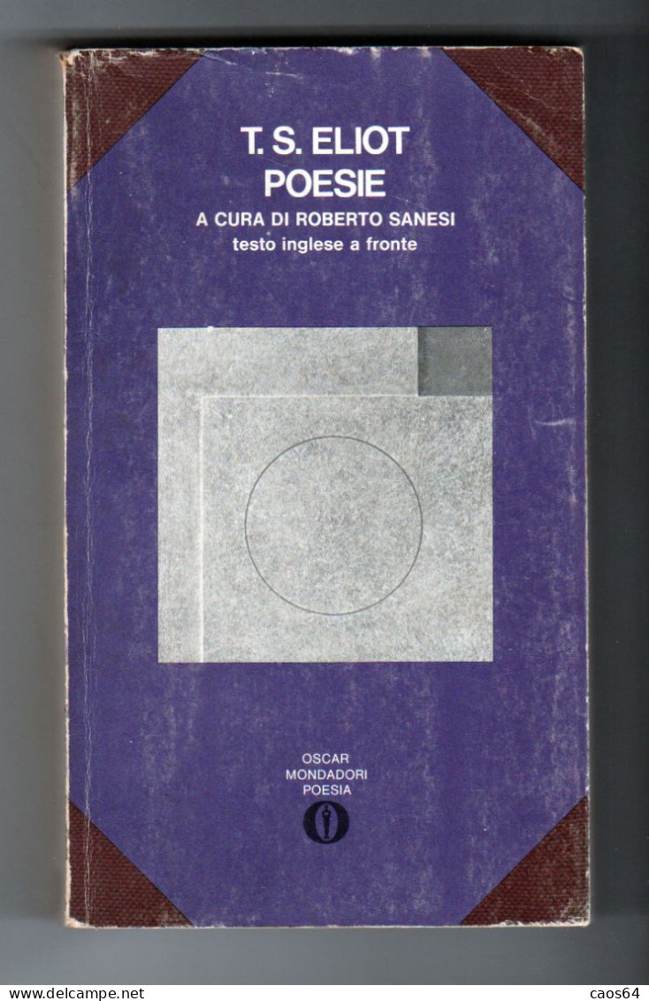 T. S. Eliot Poesie Mondadori Oscar 1974 - Poésie