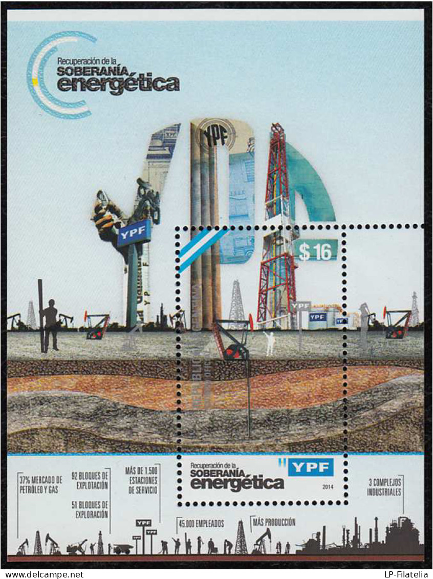 Argentina - 2014 - Petroleum Industry - YPF - Unused Stamps