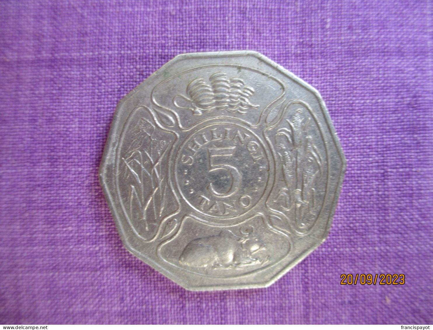 Tanzania: 5 Shillings 1989 - Tanzania