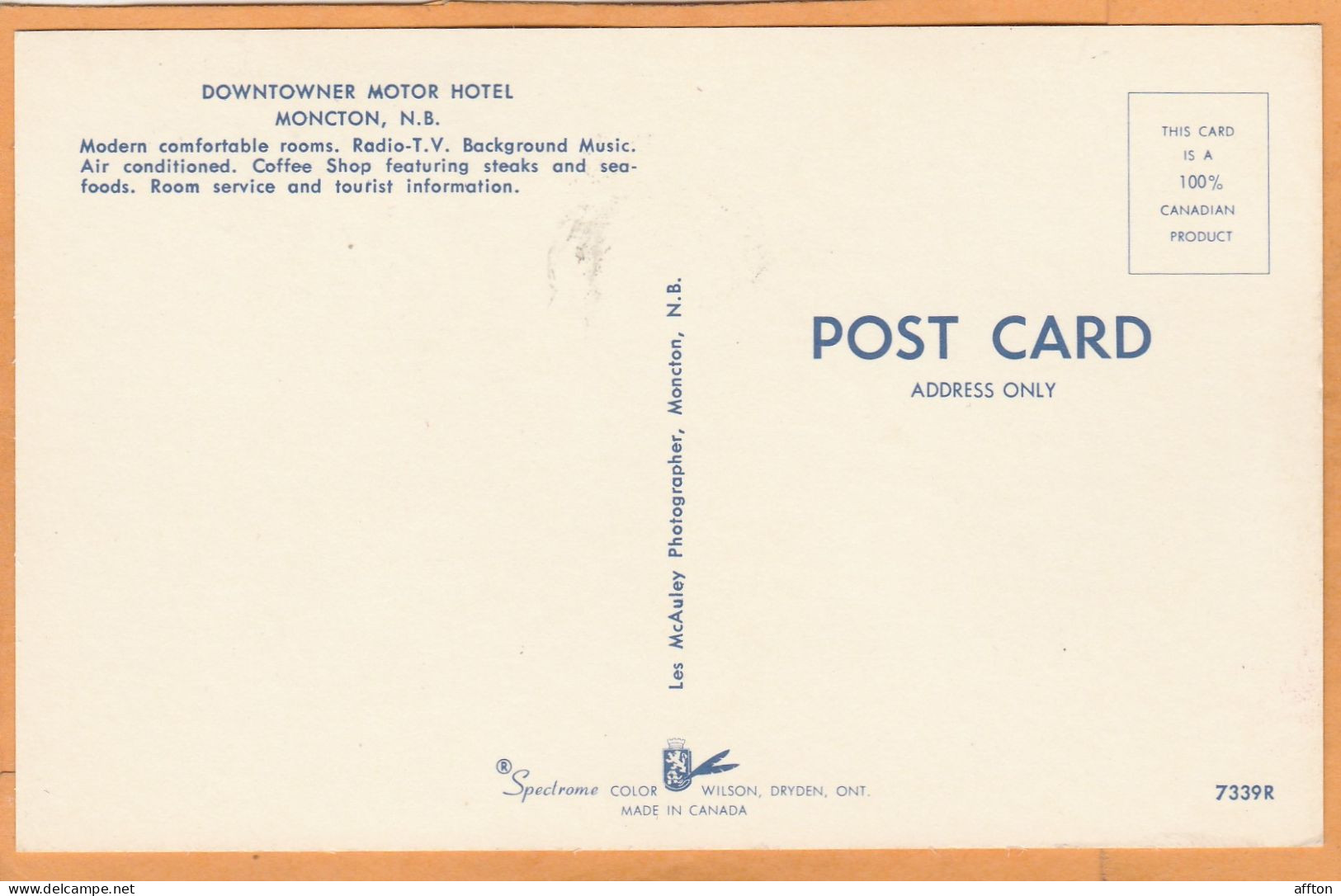 Moncton NB Canada Old Postcard - Autres & Non Classés
