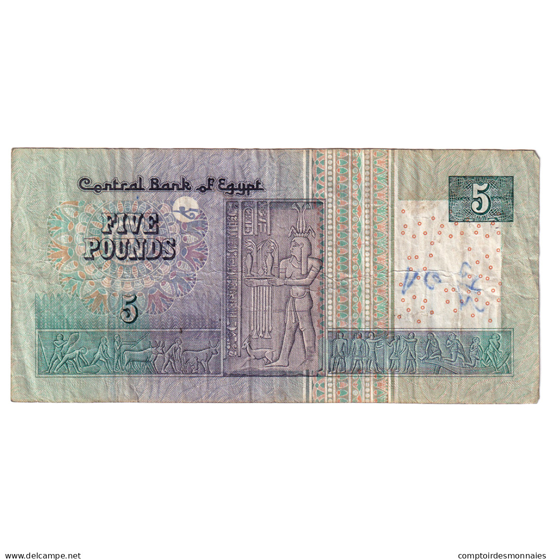 Billet, Égypte, 5 Pounds, 2009, 2009-05-02, KM:63c, TB - Egypte