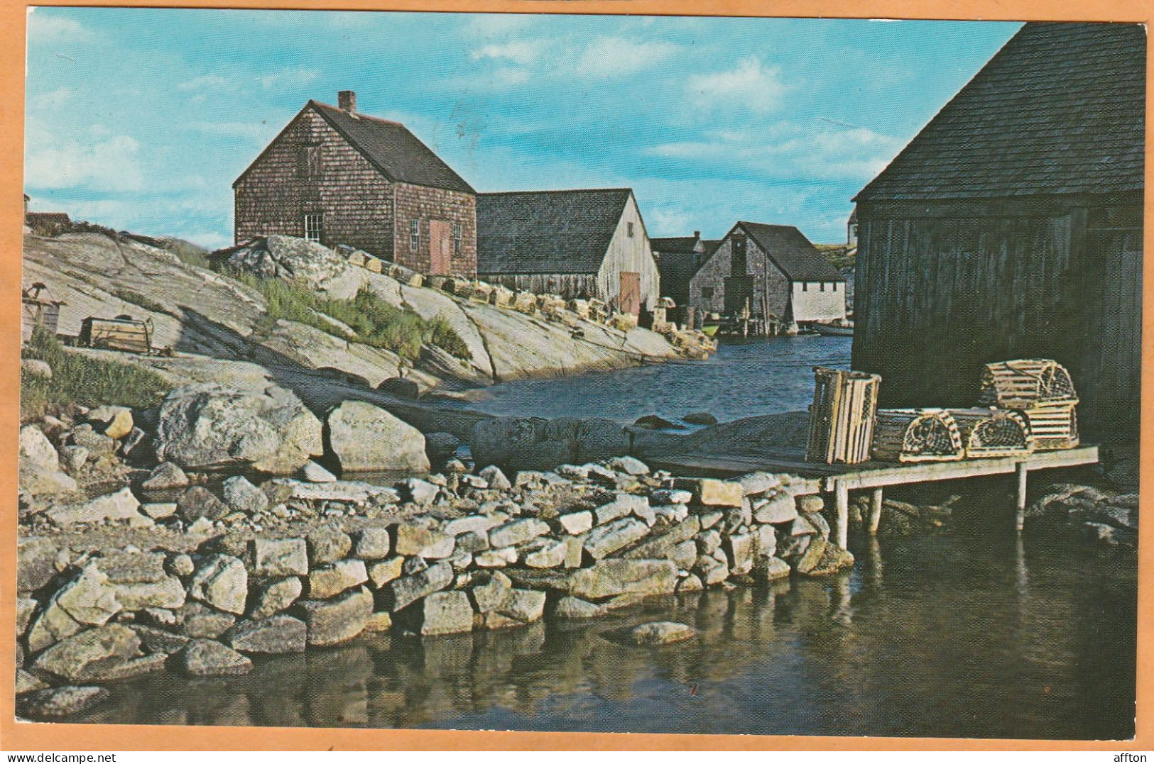 Peggy's Cove NS Canada Old Postcard - Otros & Sin Clasificación
