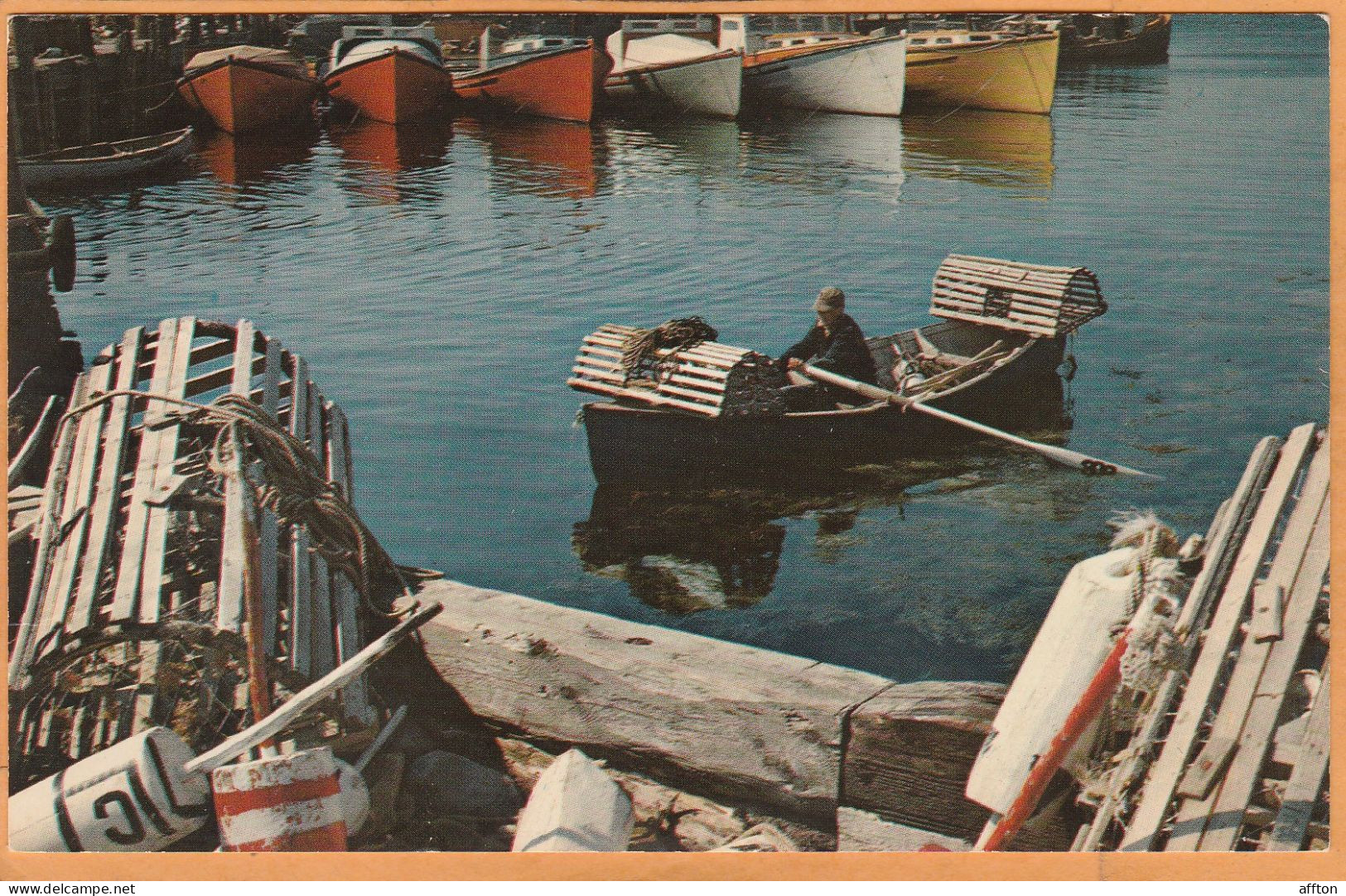 Peggy's Cove NS Canada Old Postcard - Altri & Non Classificati