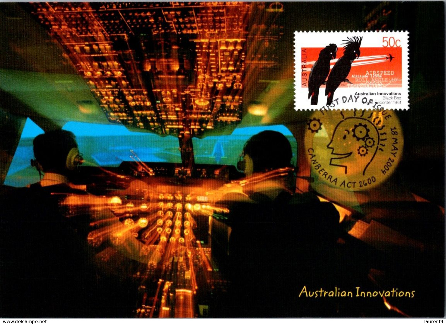 22-9-2-23 (1 U 48) (OZ) Australia 2005 Maxicard (pre-paid Worldwide) (set Of 5) Innovations (mint) - Cartes-Maximum (CM)