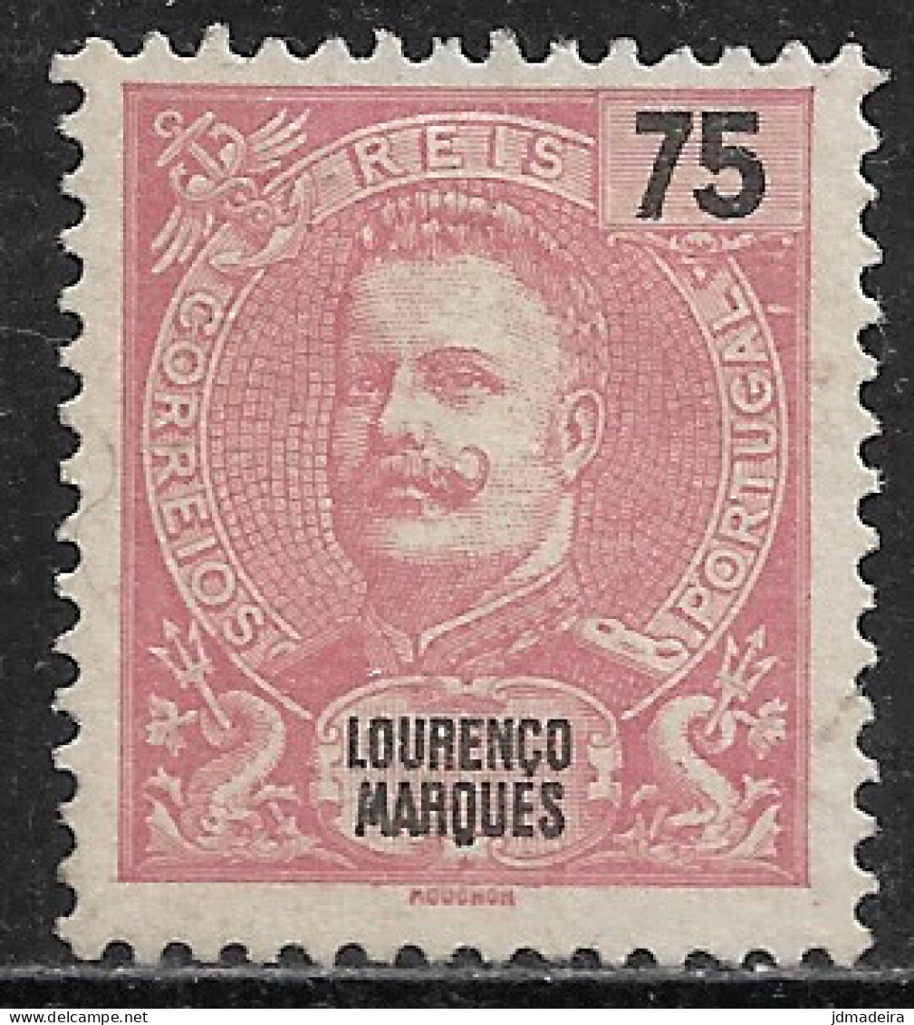 Lourenço Marques – 1898 King Carlos 75 Réis Mint Stamp - Lourenzo Marques