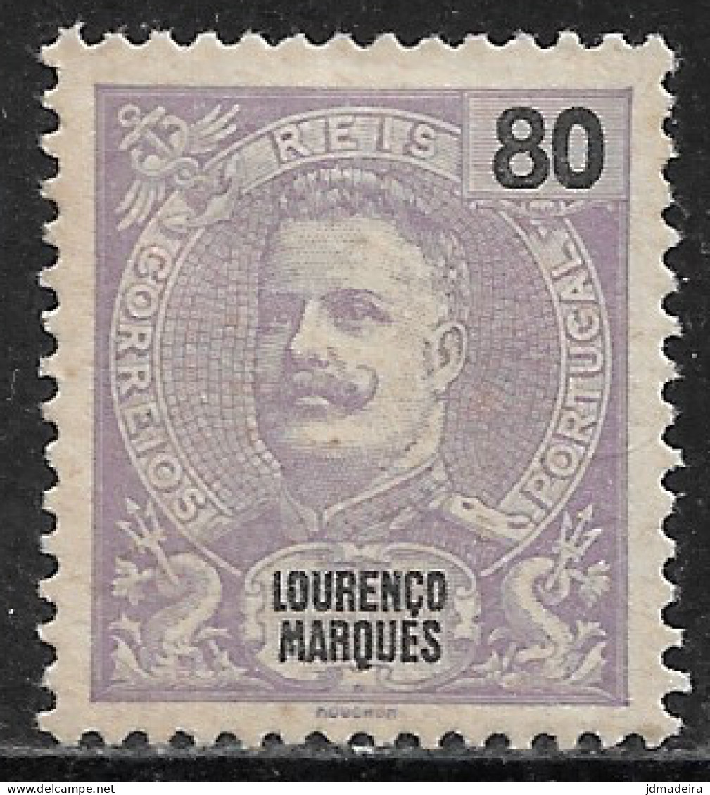 Lourenço Marques – 1898 King Carlos 80 Réis Mint Stamp - Lourenco Marques