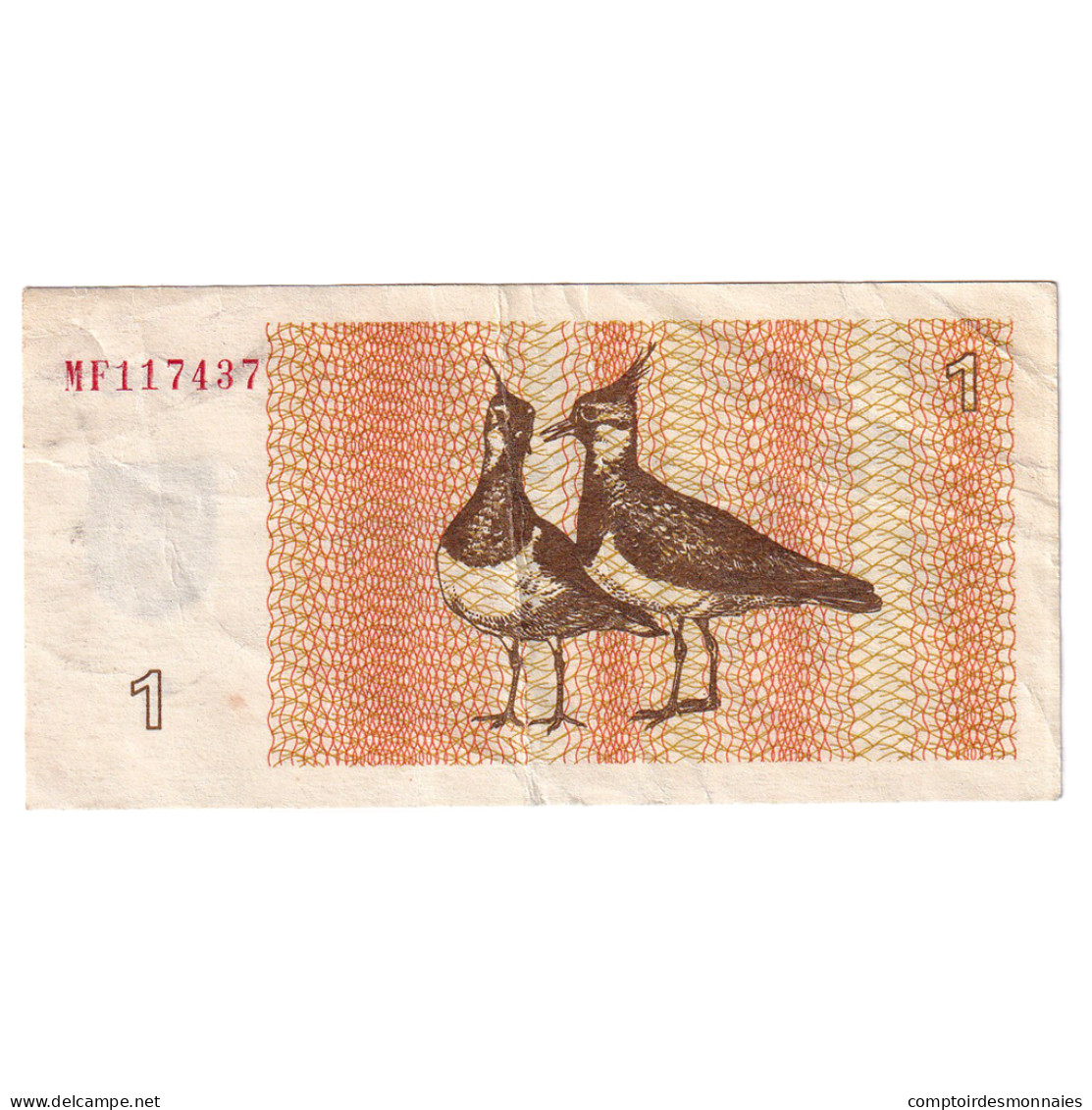 Billet, Lituanie, 1 (Talonas), 1992, KM:39, TTB - Lithuania