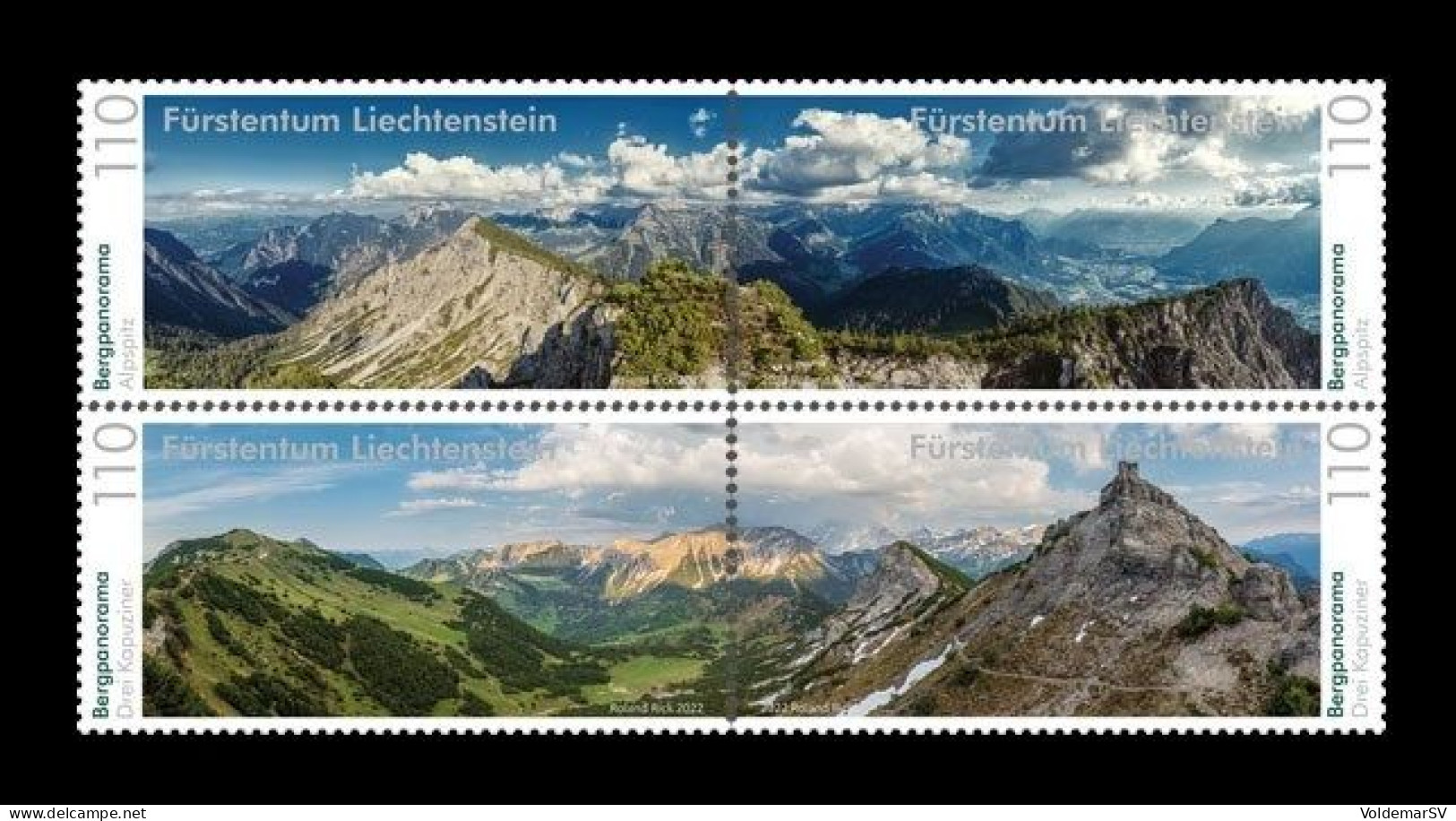 Liechtenstein 2022 Mih. 2051/54 Mountain Panorama MNH ** - Neufs