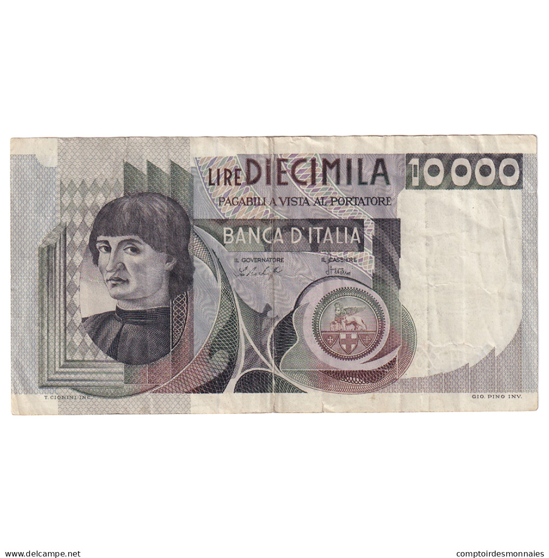 Billet, Italie, 10,000 Lire, 1978, 1978-12-29, KM:106a, TB+ - 10000 Lire