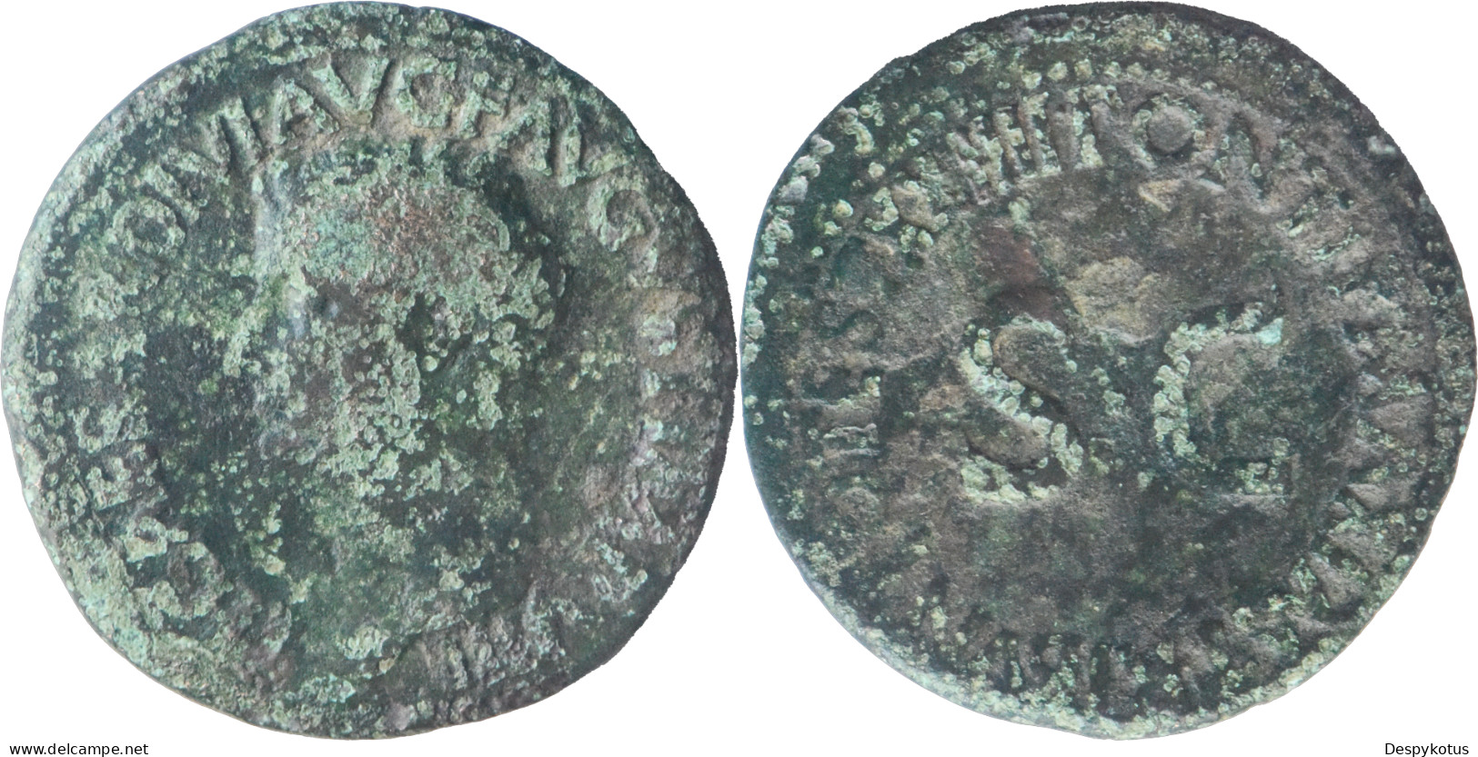 ROME - As - TIBERE - 22-23 AD - TI CAESAR DIVI AVG F AVGVST IMP VIII - RIC.44 - 14-131 - La Dinastía Julio-Claudia (-27 / 69)