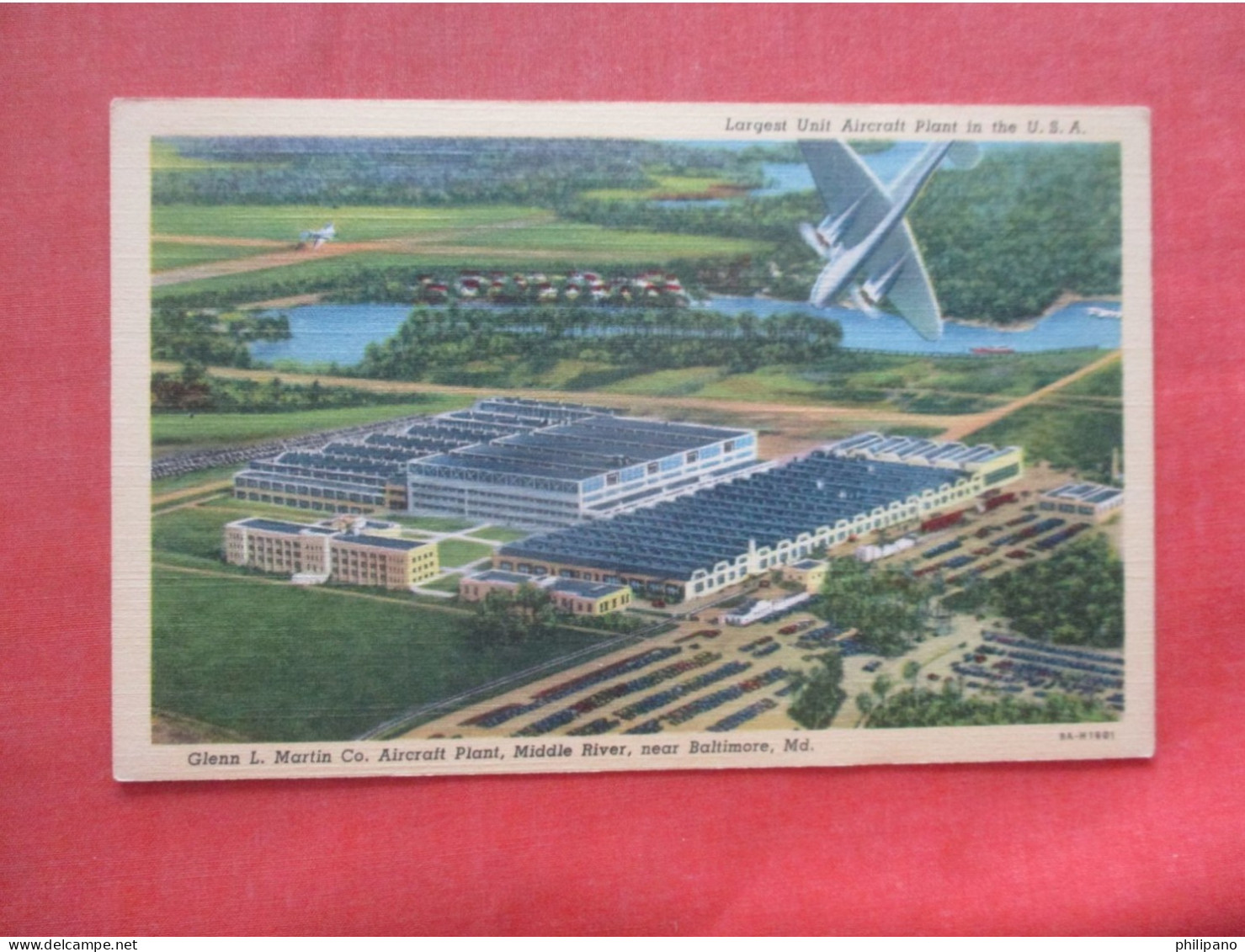 Glen Martin Aircraft Plant Middle River Near  Baltimore  Maryland >    Ref 6188 - Baltimore