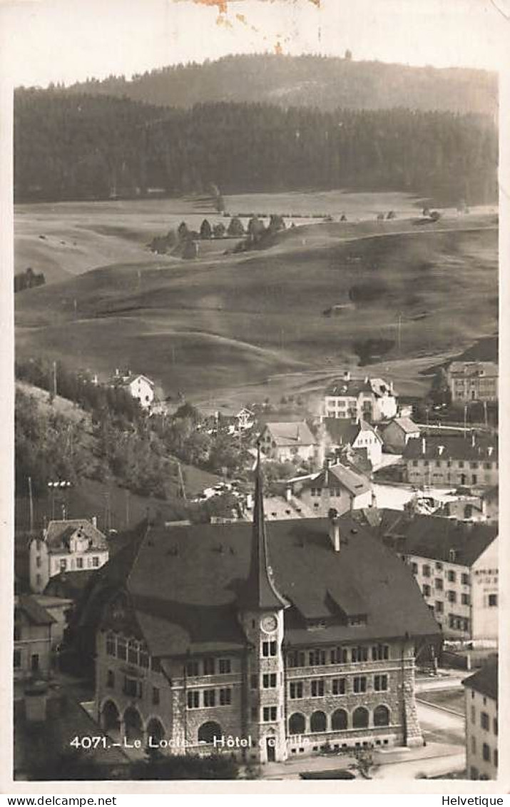 Le Locle Hôtel De Ville 1927 - Le Locle