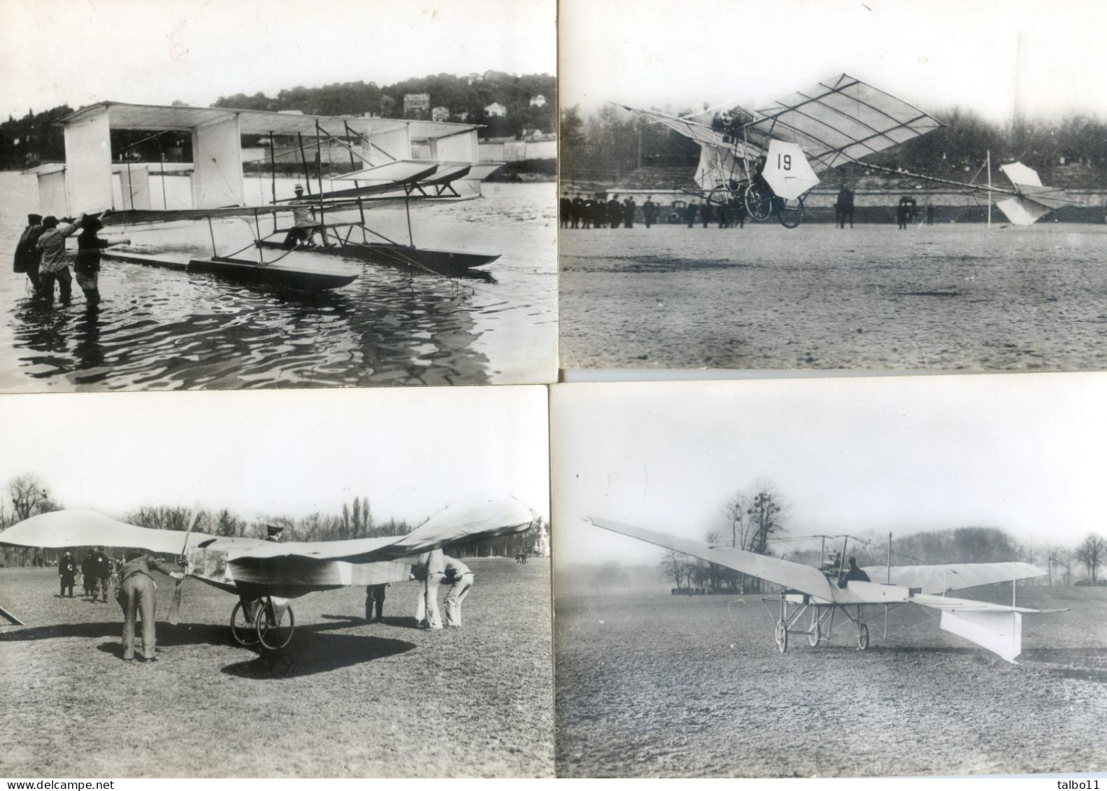 Aviation -  lot de 25 cartes publicitaire pour la Transfusine- Clichés issus du musée de l'air,Monoplan, biplan,