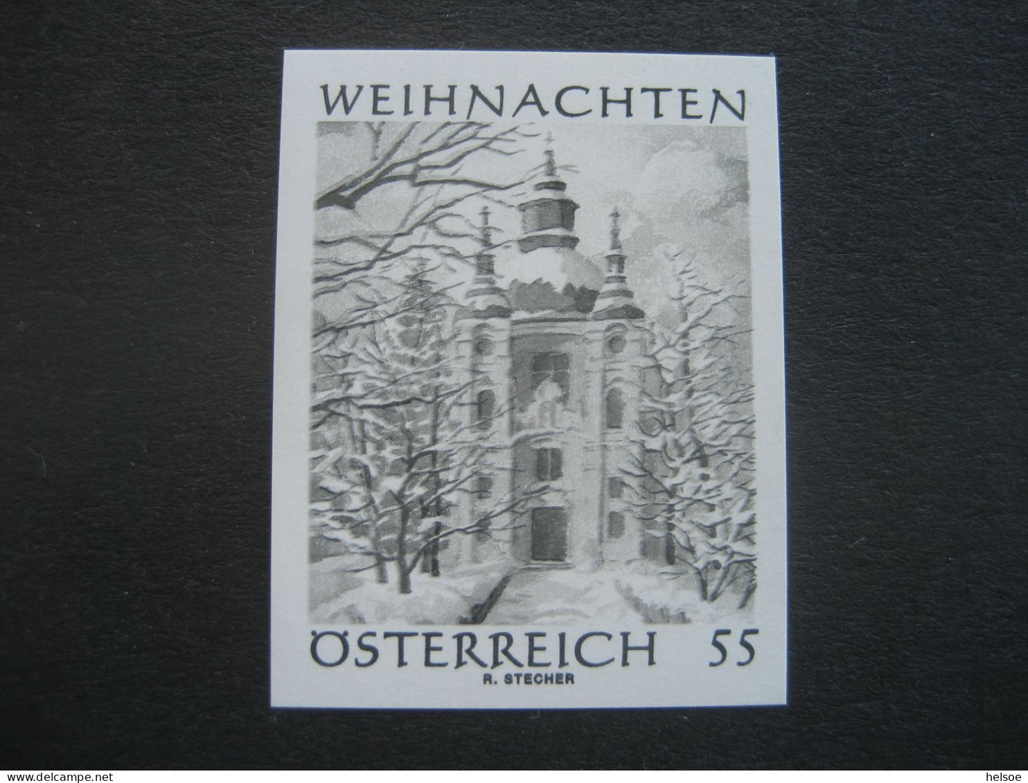 Österreich 2006- Schwarzdruck Weihnachten, Mi. 2626 Ungezähnt - Sonstige & Ohne Zuordnung