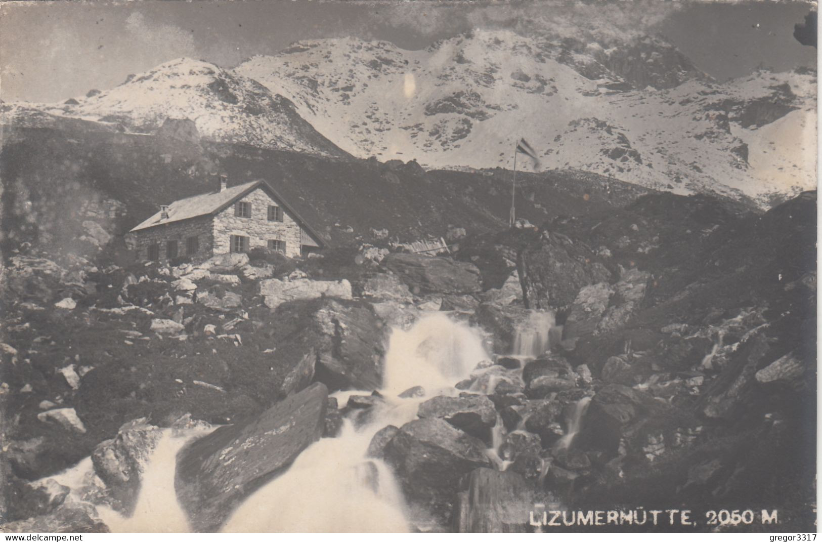 D4920) Wattens - LIZUMERHÜTTE 2060m - Tolle Alte FOTO AK - Wattens