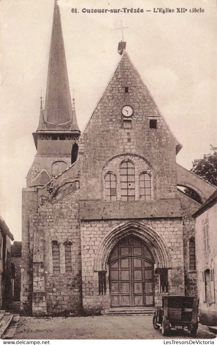 FRANCE - Ouzouer Sur Trézée - L'Eglise XIIe Siècle - Carte Postale Ancienne - Ouzouer Sur Loire