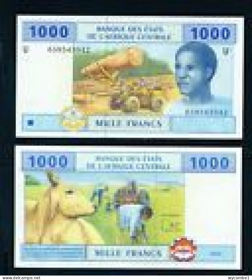 CAMEROON  -  2002 1000 CFA UNC  Banknote - Cameroon
