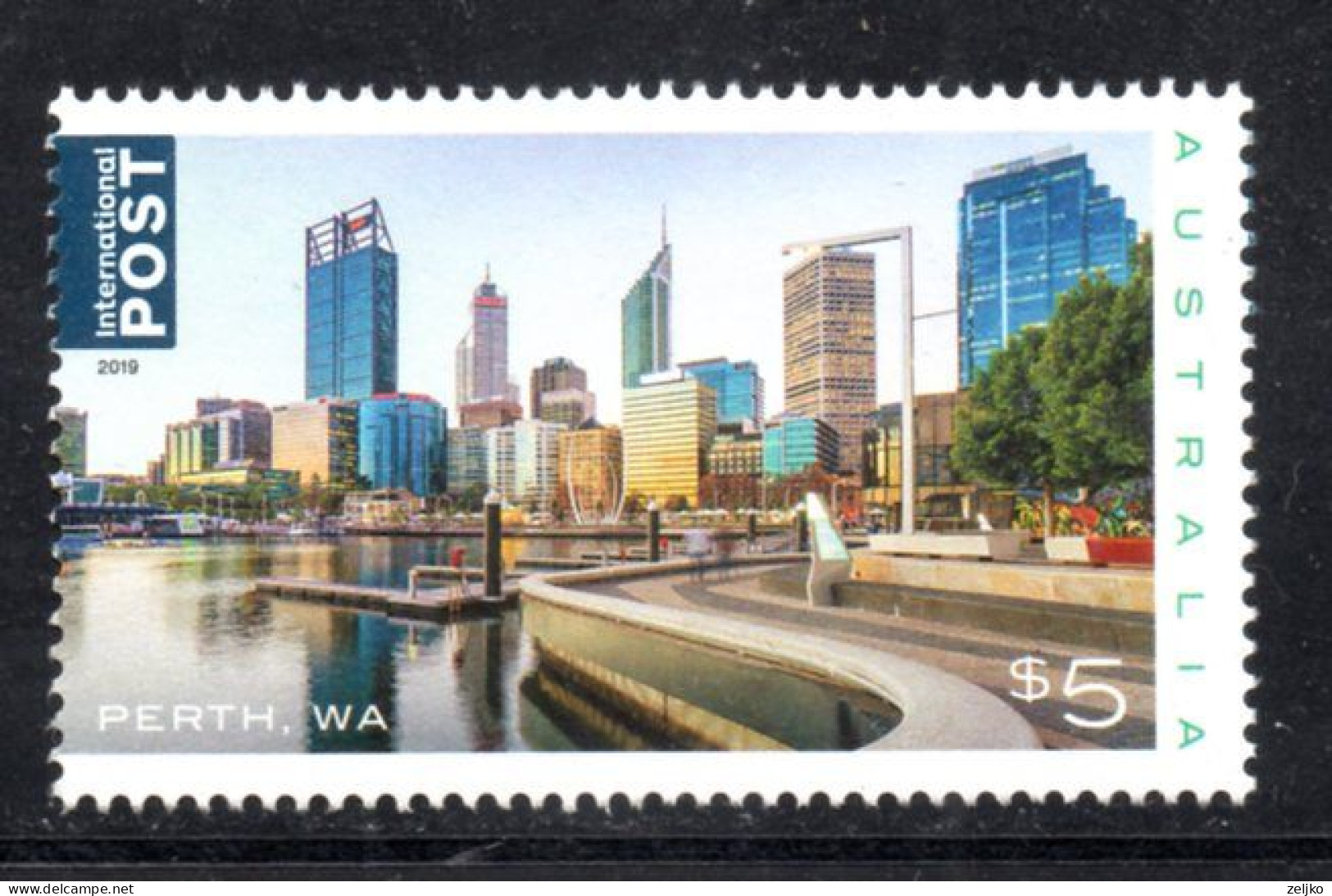 Australia 2019, Used, International Post, Perth - Used Stamps