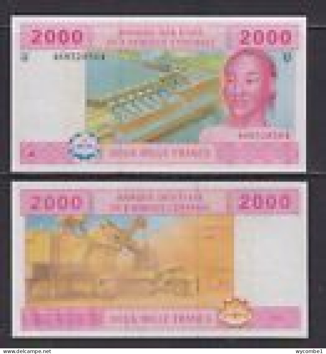 CAMEROON  -  2002 2000 CFA UNC  Banknote - Kamerun