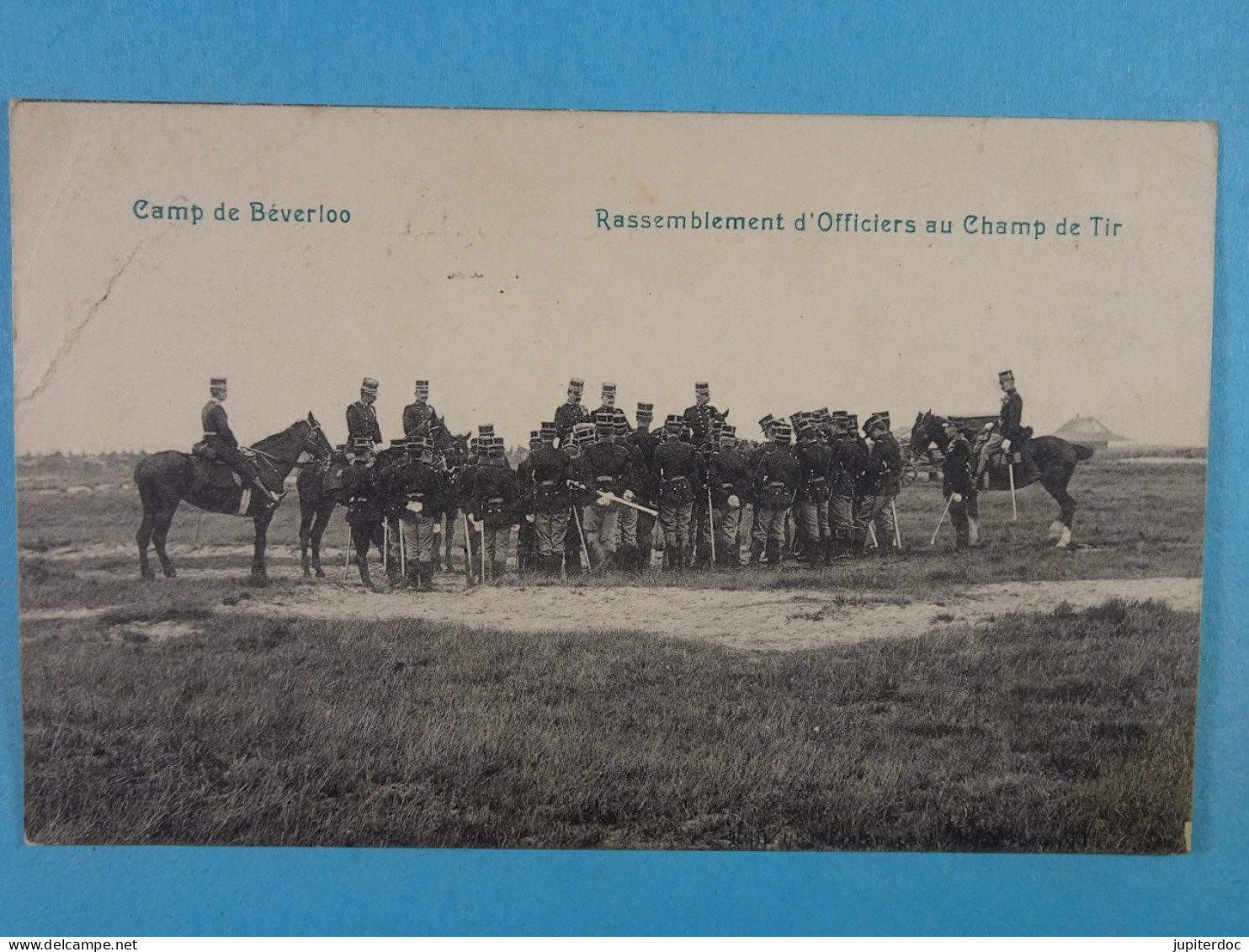 Camp De Beverloo Rassemblent D'Officiers Au Champ De Tir - Leopoldsburg (Beverloo Camp)