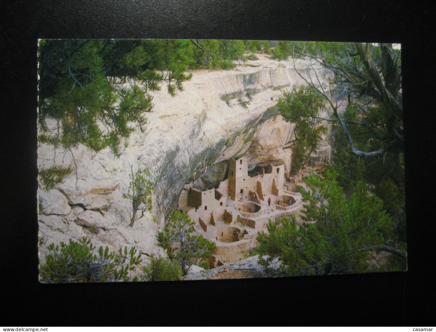 MESA VERDE Colorado Cliff Palace National Park Prehistory Prehistoric Ruins Postcard USA - Mesa Verde