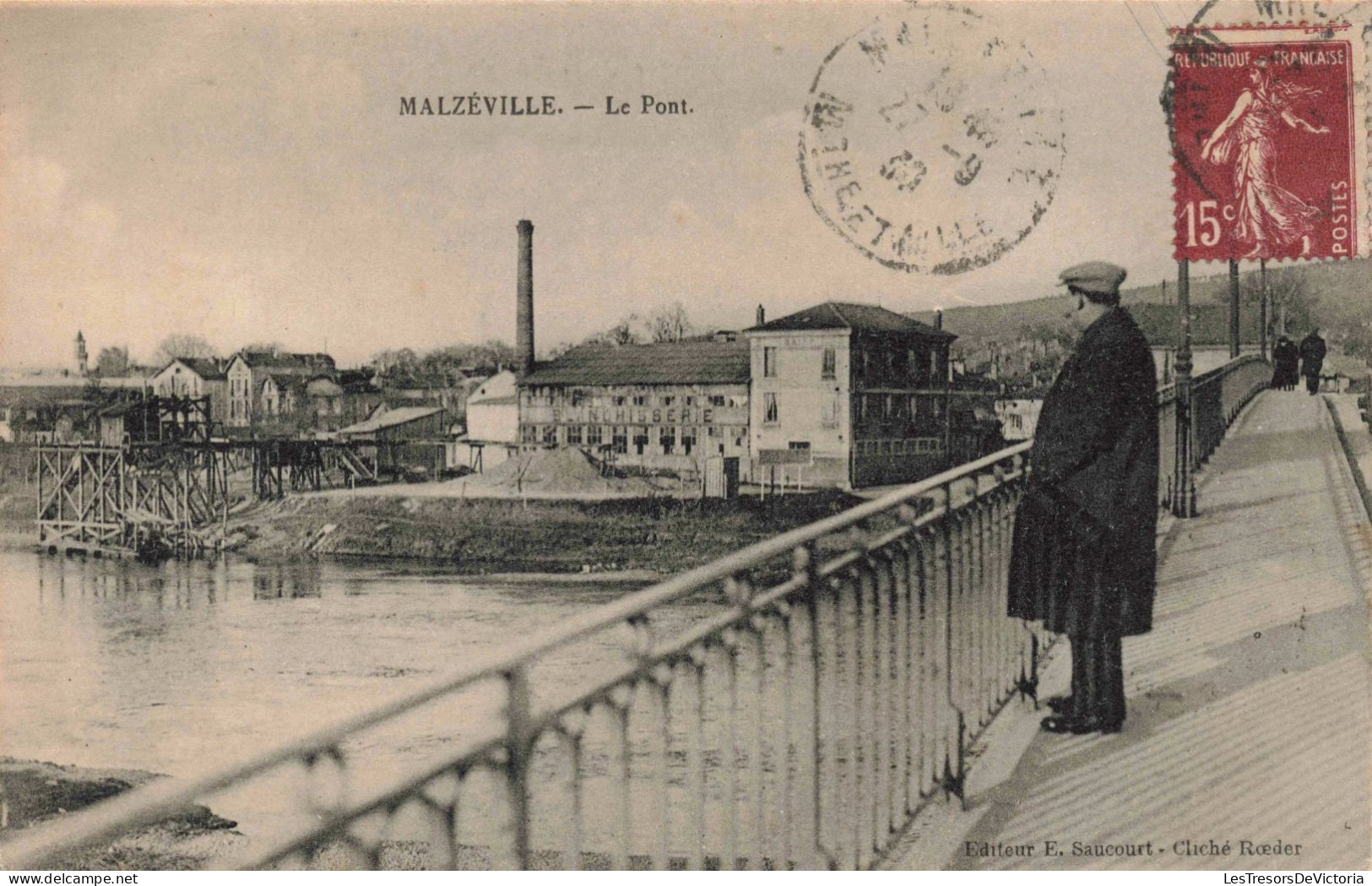 FRANCE - Malzéville - Le Pont  - Carte Postale Ancienne - Maxeville