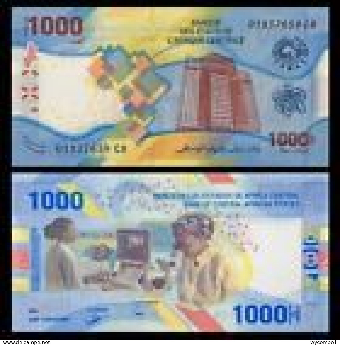 CENTRAL AFRICAN STATES  -  2020 1000 CFA  UNC  Banknote - États D'Afrique Centrale