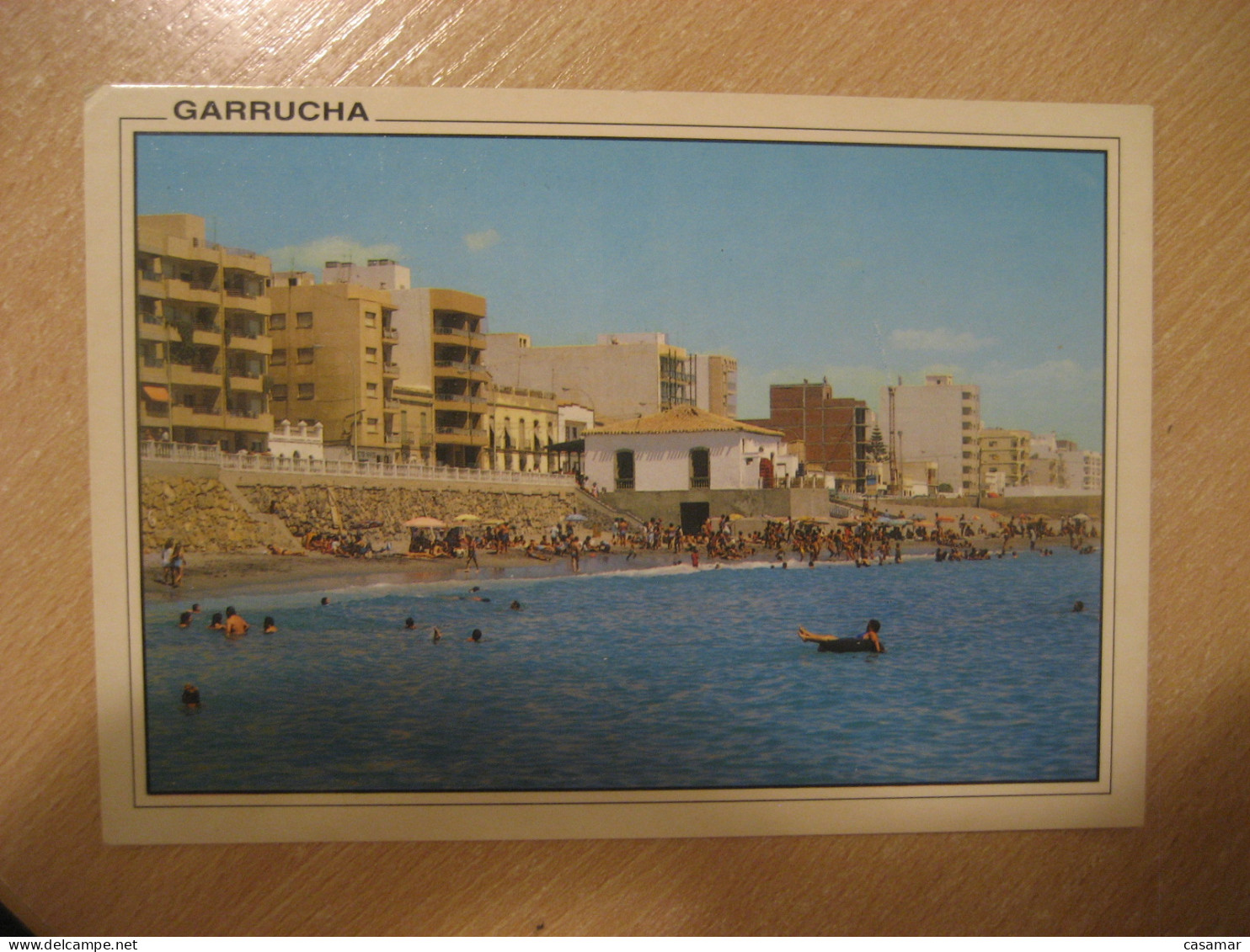 GARRUCHA Almeria Playa Beach Cancel 1997 To Barcelona Postcard SPAIN - Almería