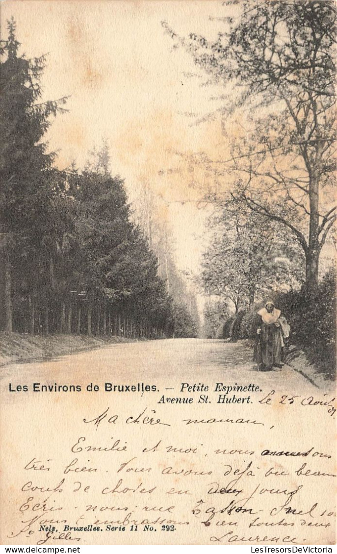 BELGIQUE - Bruxelles - Petite Espinette - Avenue St Hubert - Carte Postale Ancienne - Lanen, Boulevards