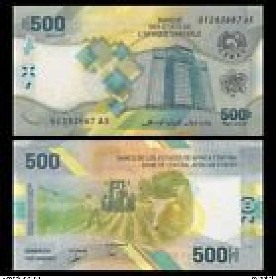 CENTRAL AFRICAN STATES  -  2020 500 CFA  UNC  Banknote - Central African States