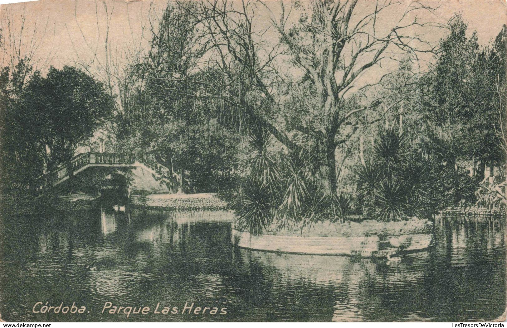 ESPAGNE - Cordoba - Parque Las Heras - Carte Postale Ancienne - Córdoba