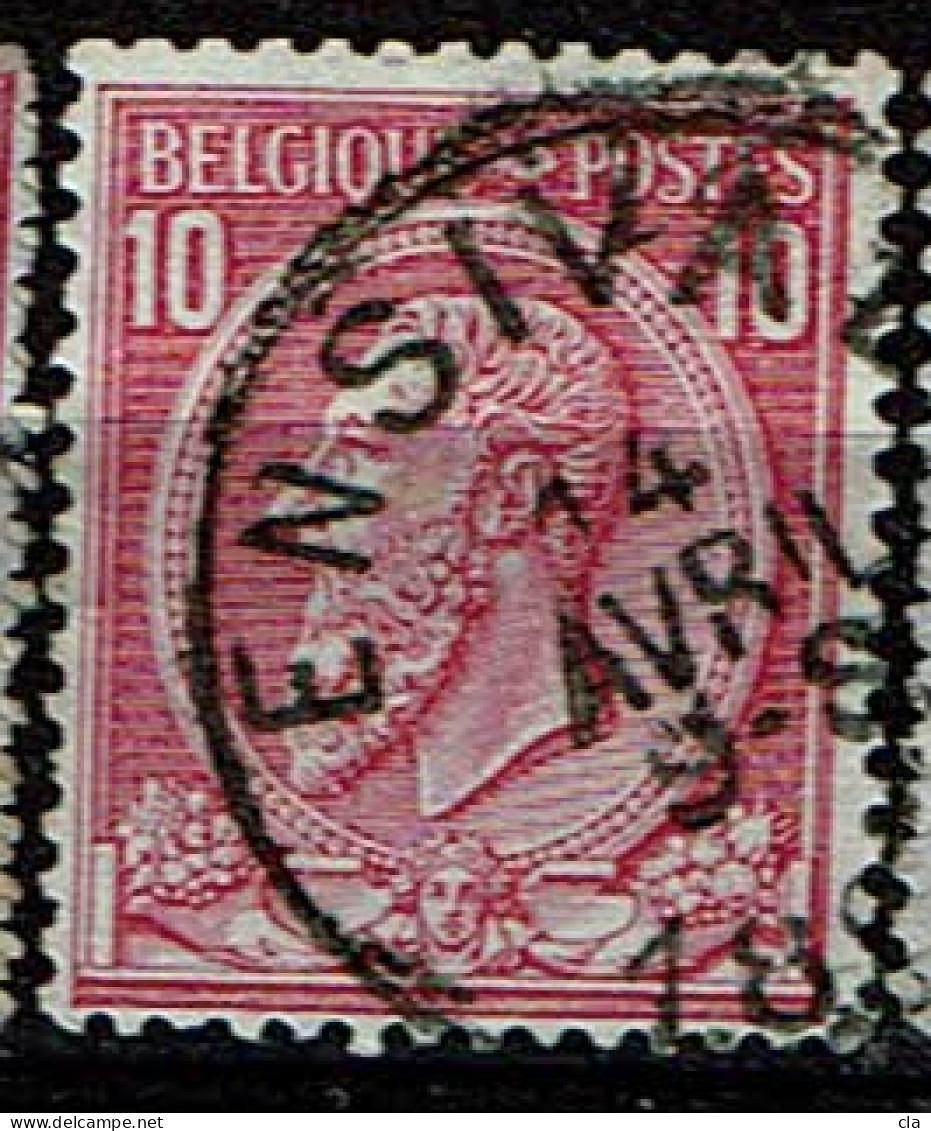 46  Obl  Ensival + 2 - 1884-1891 Léopold II