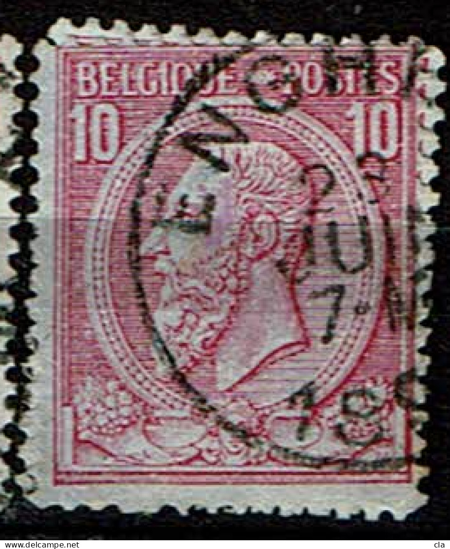 46  Obl  Enghien + 2 - 1884-1891 Léopold II