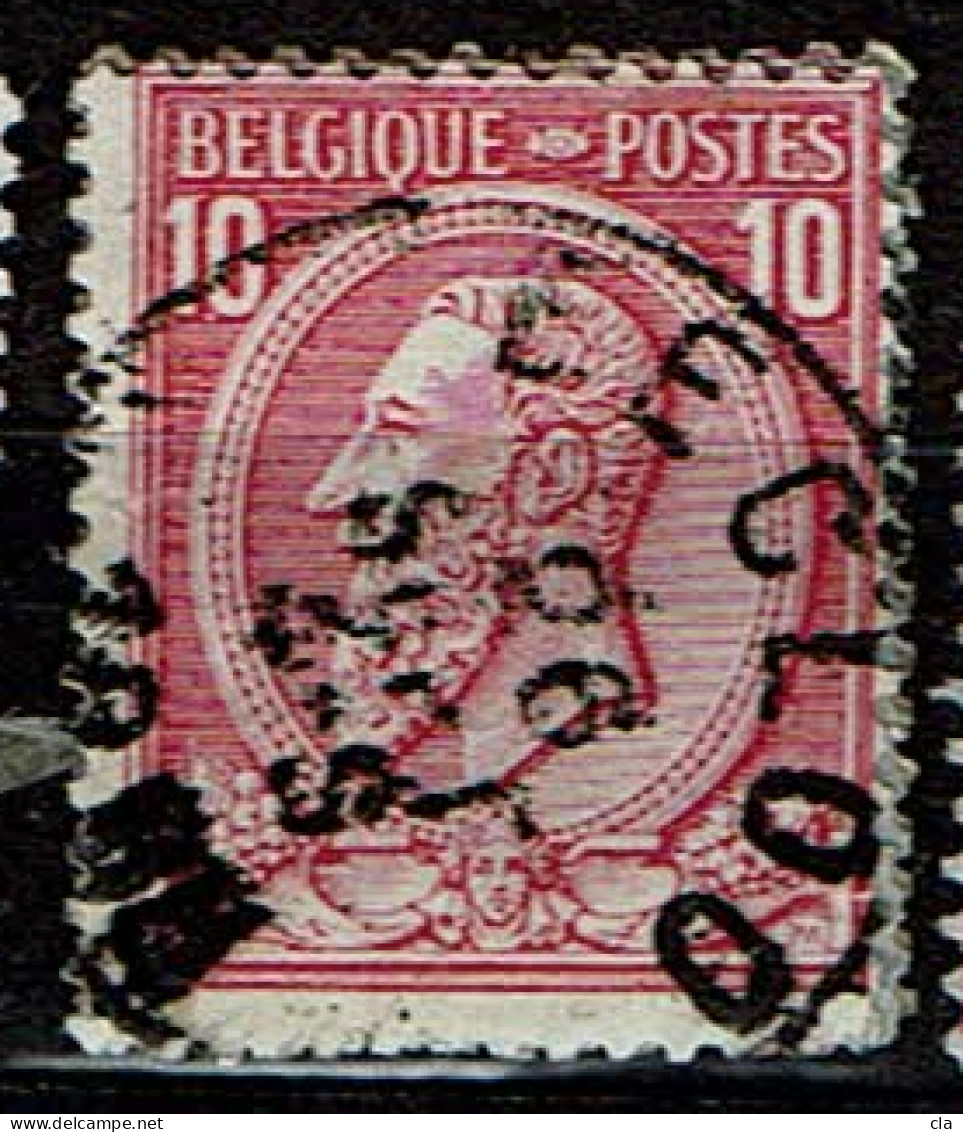 46  Obl  Eecloo + 2 - 1884-1891 Léopold II