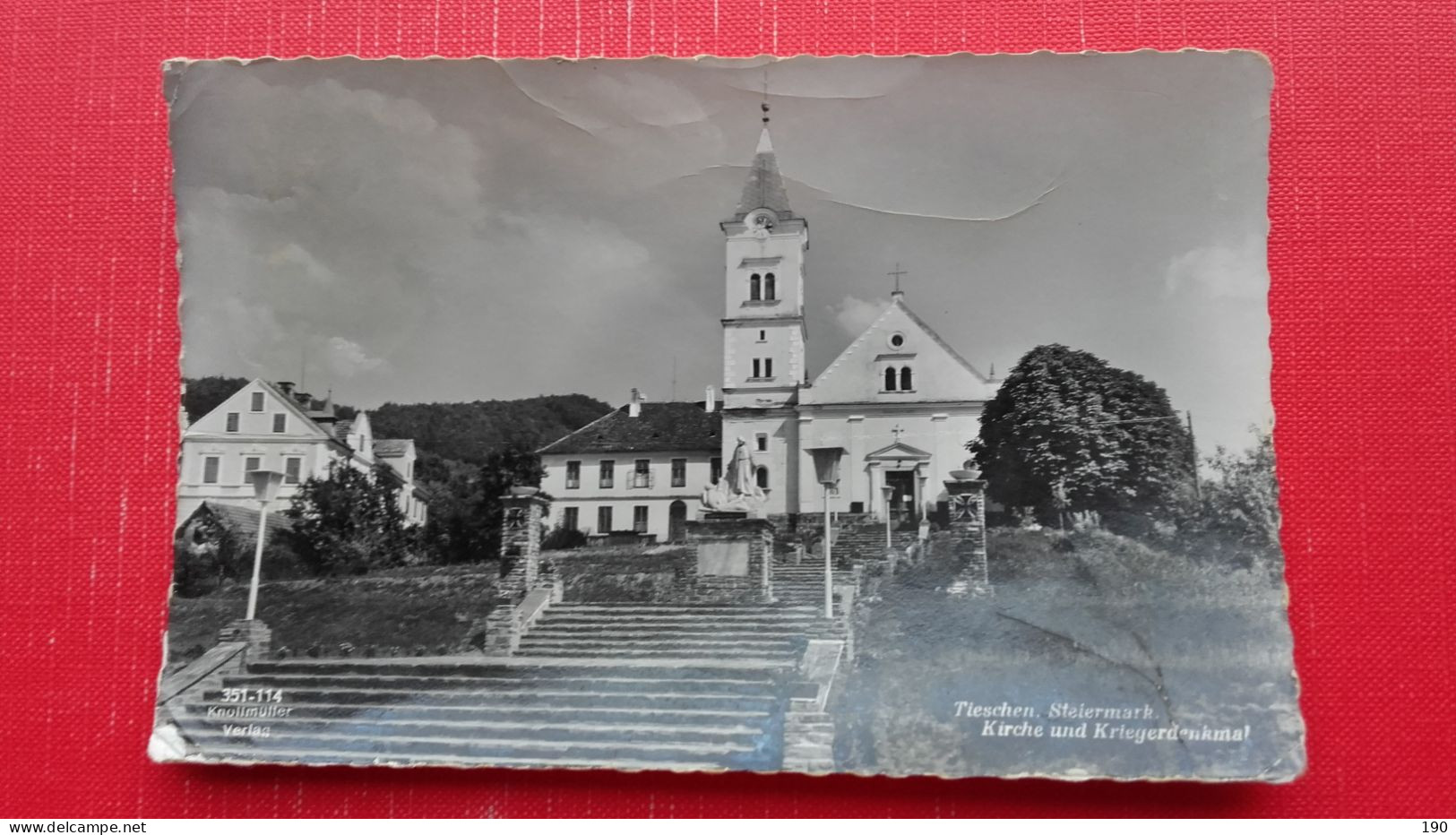 Tieschen.Kirche Und Kriegerdenkmal - Feldbach