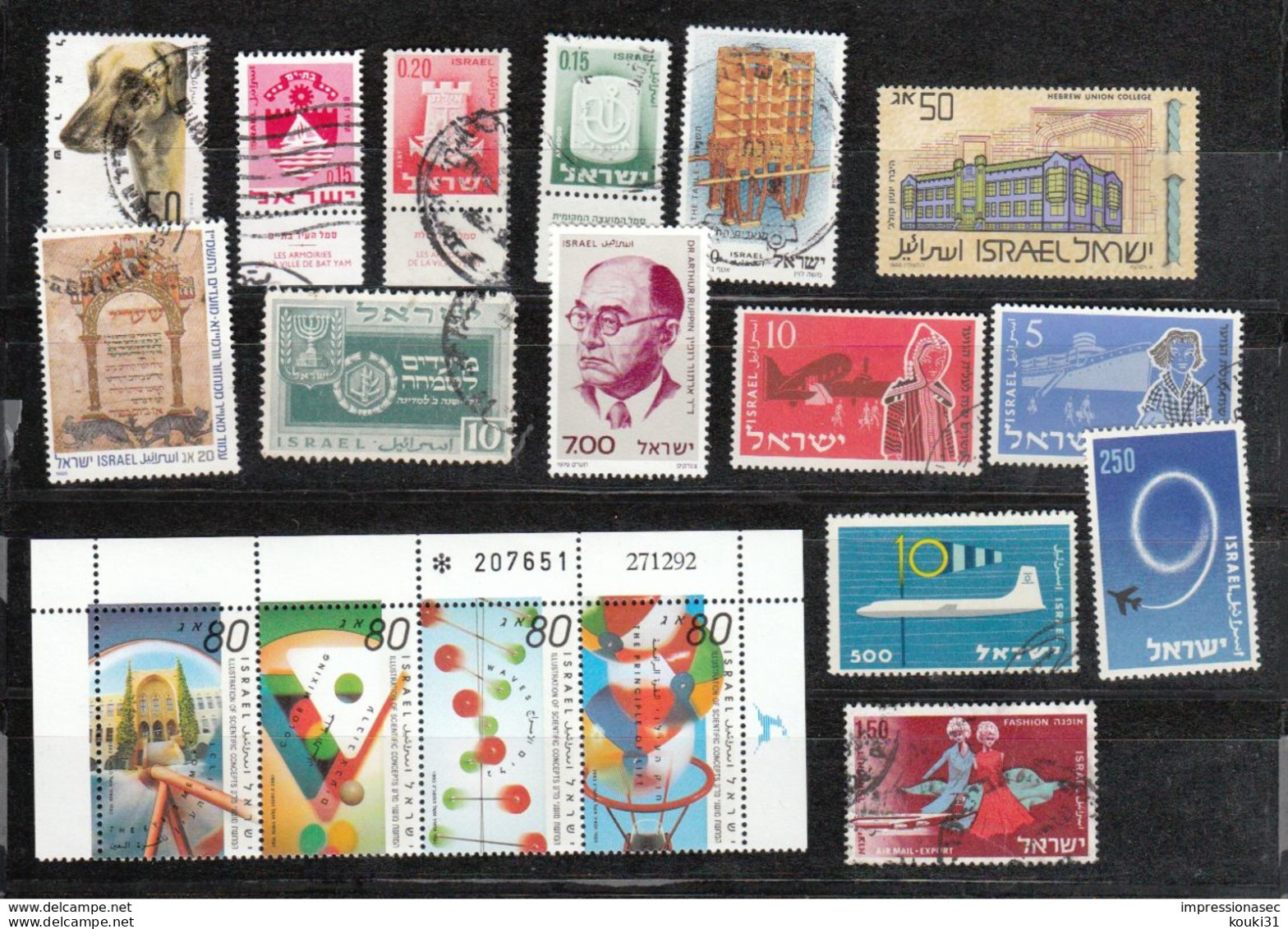 Israël : Petit Lot Avec Des Postes Aériennes - Collections, Lots & Series