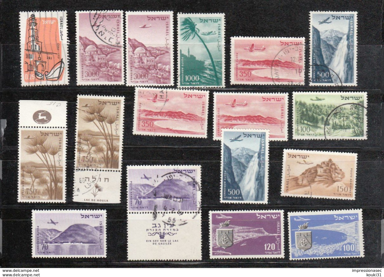 Israël : Petit Lot Avec Des Postes Aériennes - Collections, Lots & Series