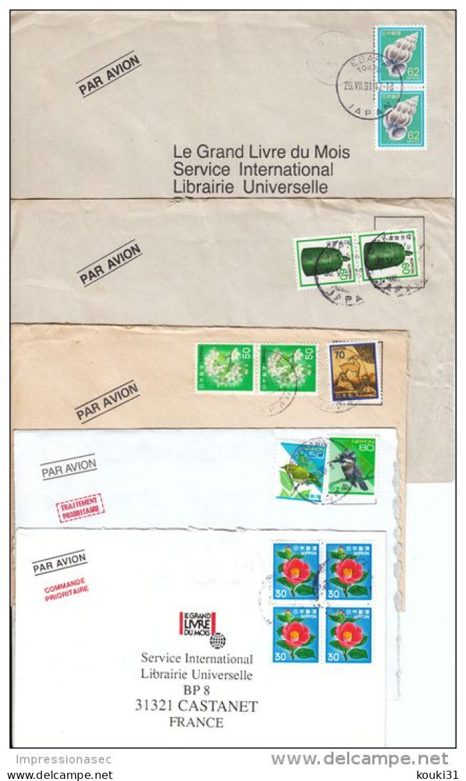 Japon : 38 Lettres Modernes Pour La France - Colecciones & Series