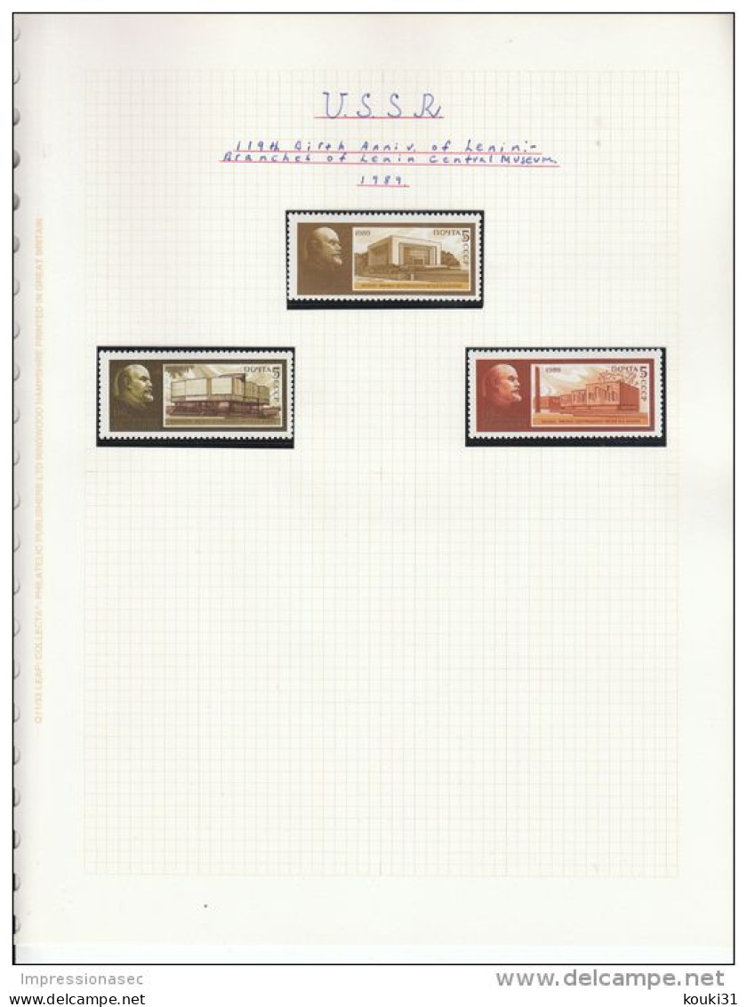 URSS petit lot sur feuilles neufs et oblitérés , 70-80 , trains , poste , espace , art , sport , Arménie