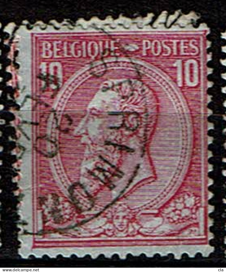 46  Obl  Sprimont + 6 - 1884-1891 Léopold II