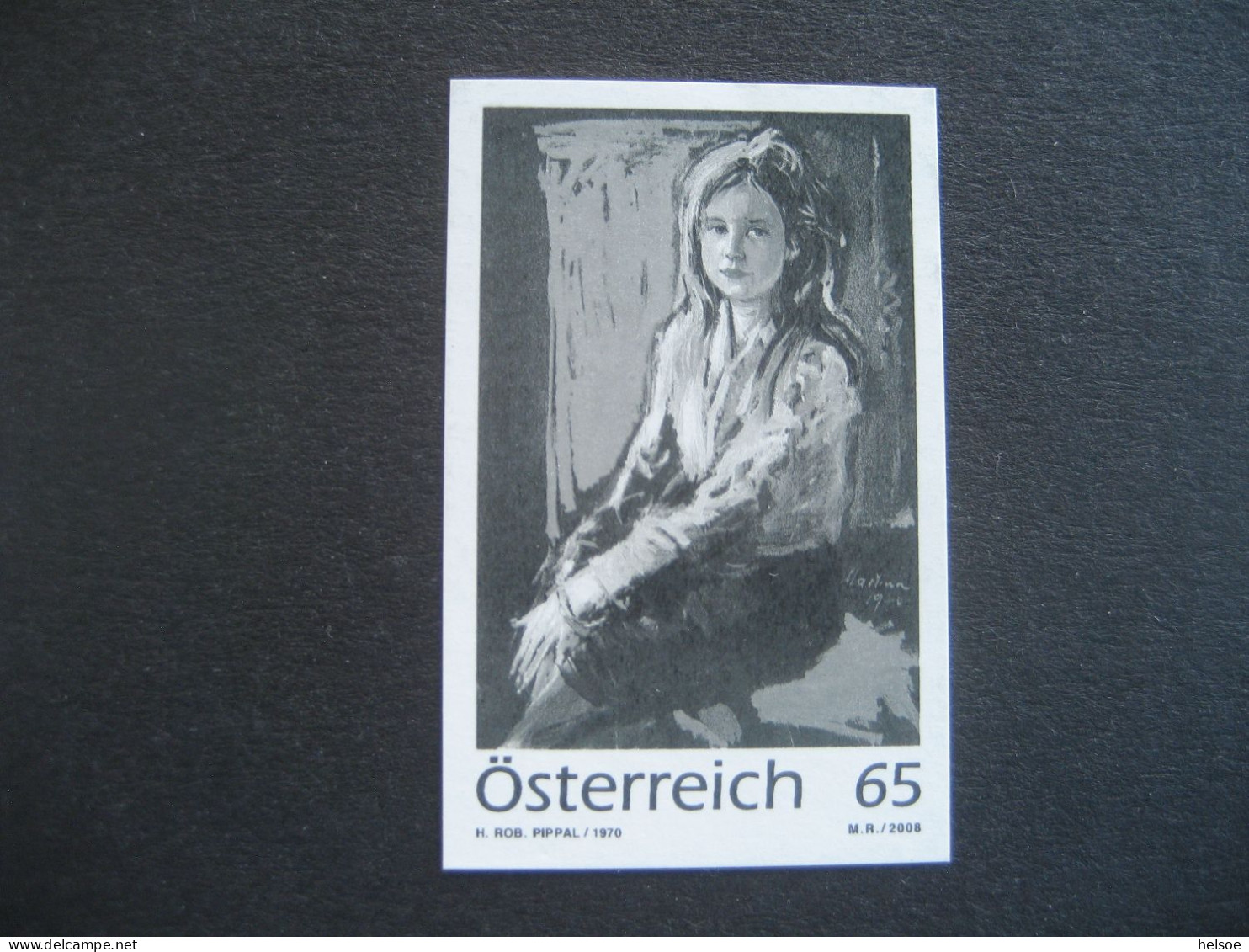 Österreich 2008- Schwarzdruck 10. Todestag Von H.R. Pippal, Mi. 2708 - Other & Unclassified