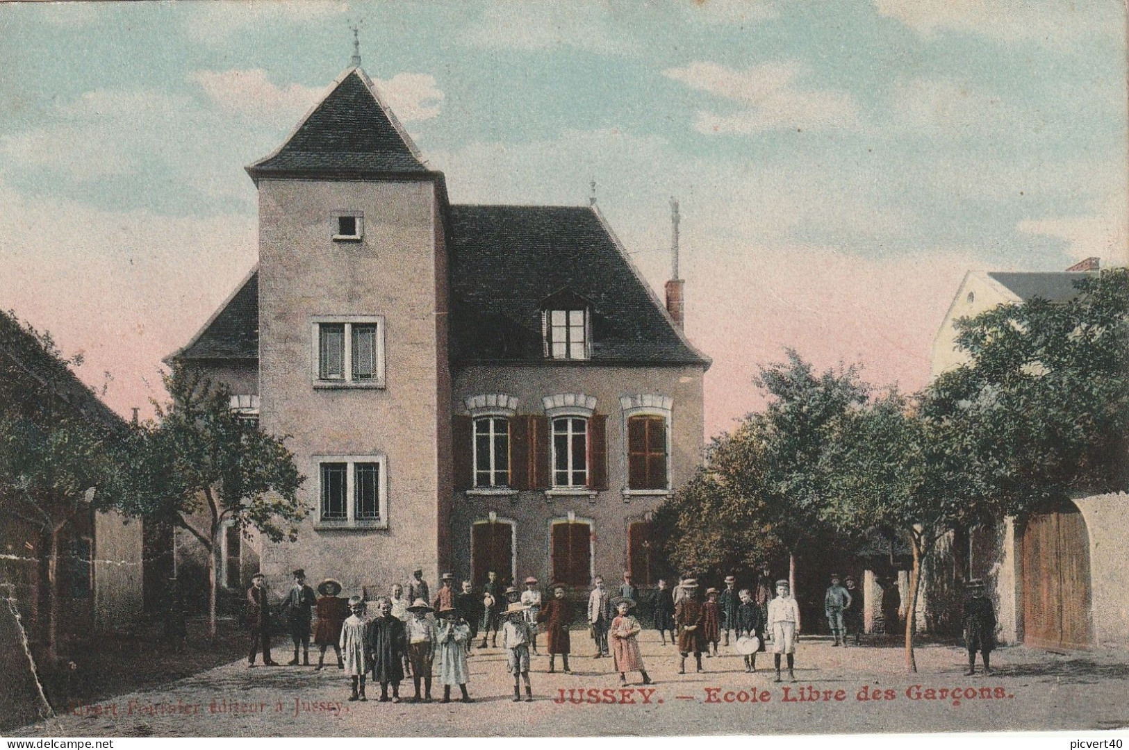 Jussey,couleur,ecole Libre Des Garçons,voir Scan - Jussey