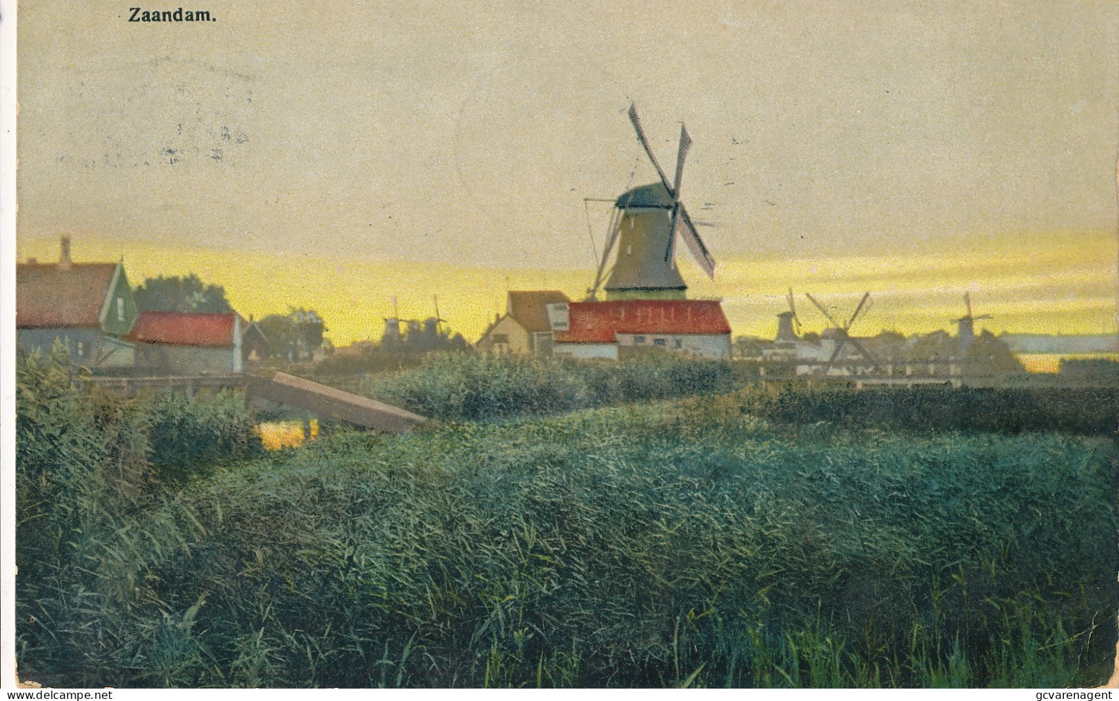 ZAANDAM    MOLEN    2 SCANS - Zaanstreek