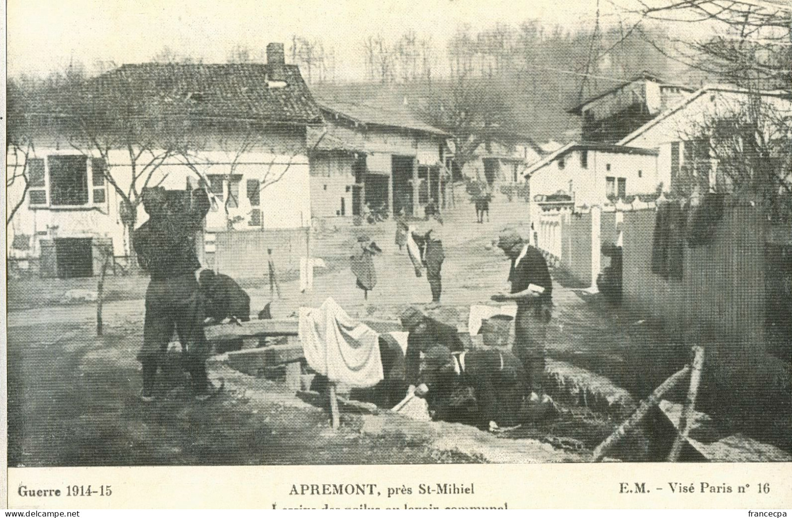 1241 - LORRAINE - APREMONT - Lessive Des Poilus Au Lavoir Communal - Lorraine