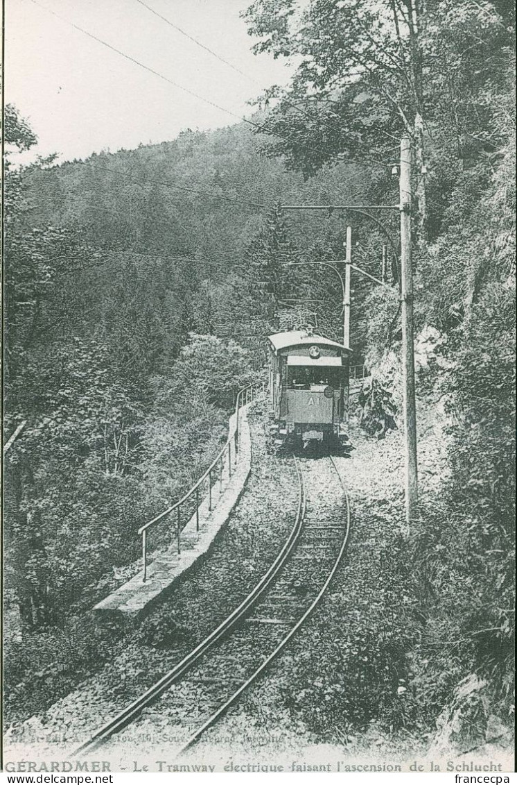 1255 - LORRAINE - GERARDMER - Le Tramway électrique Faisant L'ascension De La Schlucht - Lorraine