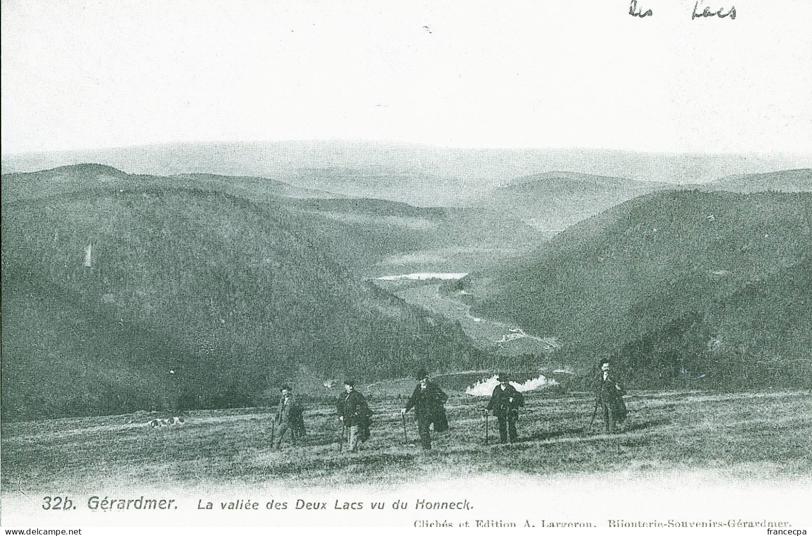 1257 - LORRAINE - GERARDMER - La Vallée Des Deux Lacs Vu Du Honneck - Lorraine