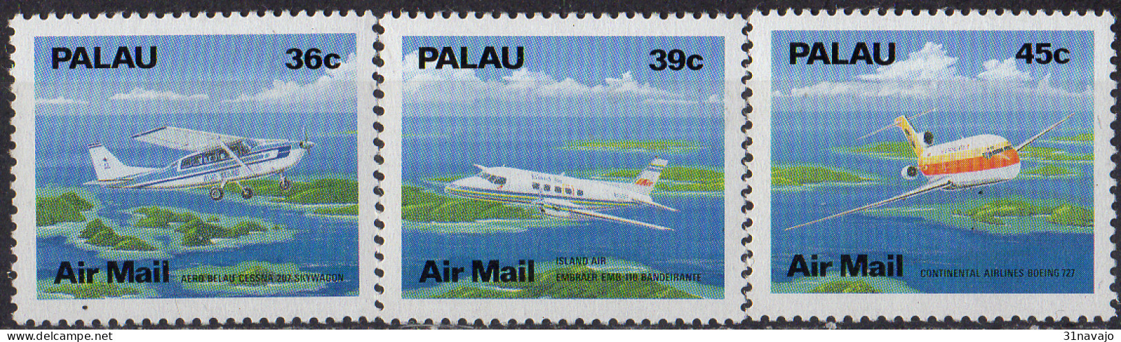 PALAU - Avions 1989 - Palau