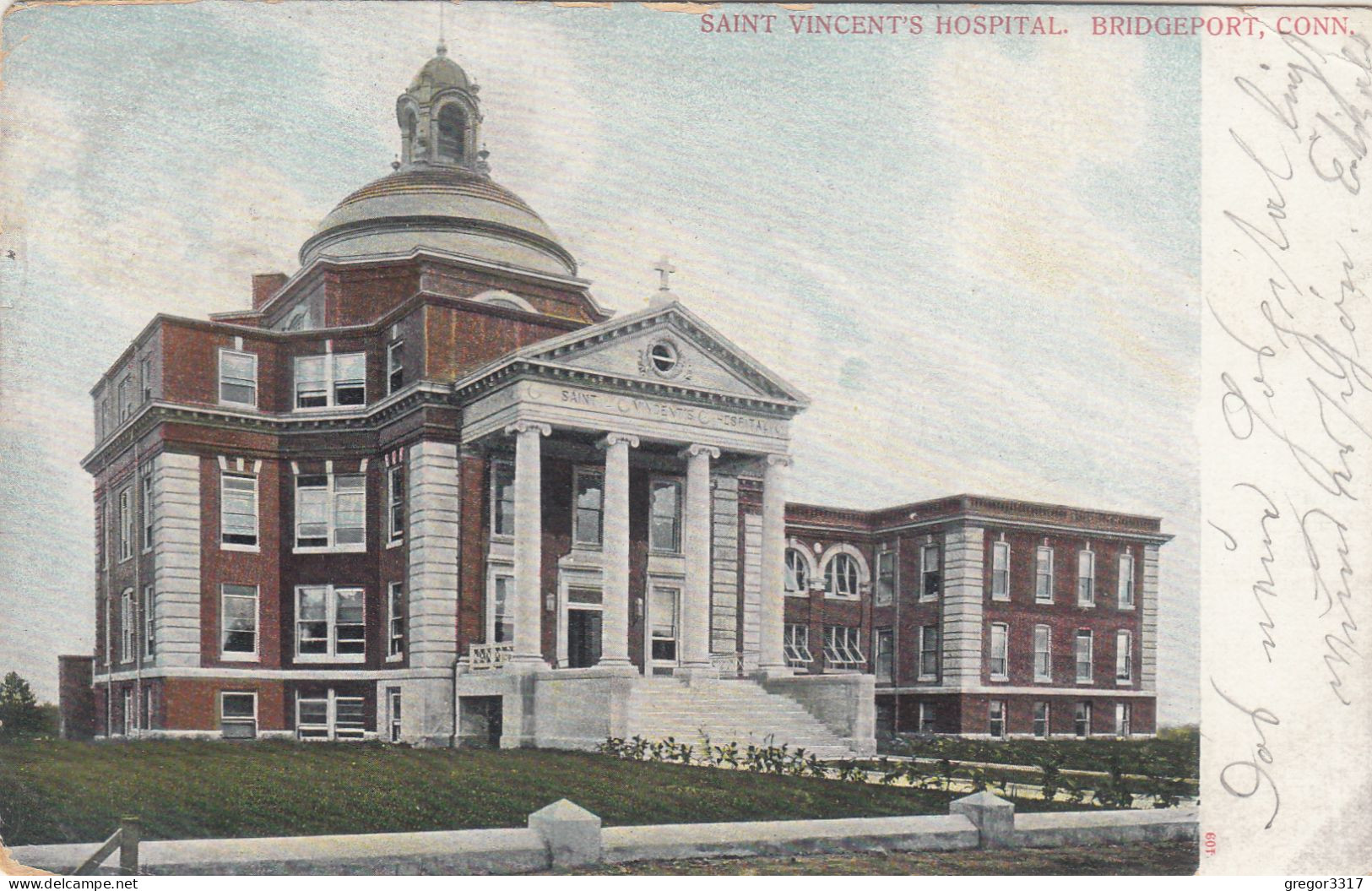 D4929) Saint Vincent`s Hospital - BRIDGEPORT - Conn. - Old ! 1906 - Bridgeport