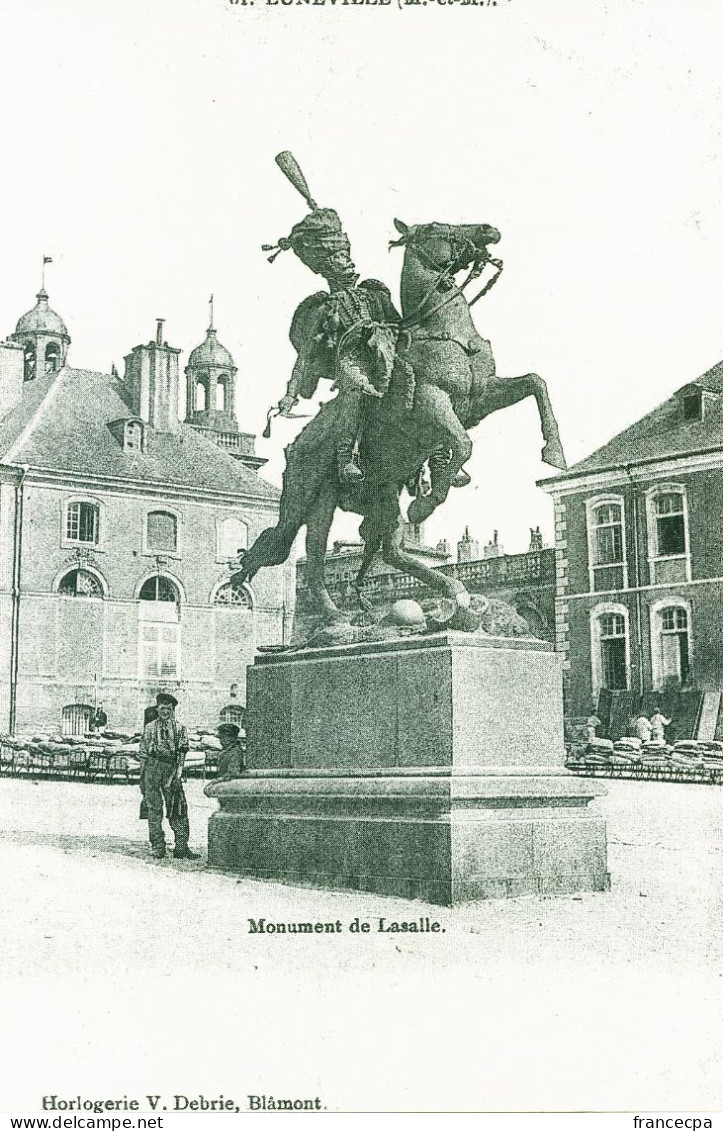 1265 - LORRAINE - LUNEVILLE - Monument De Lasalle - Lorraine